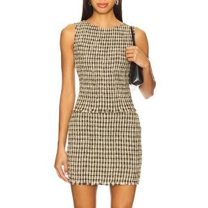 Plaid Women's Skirt Set